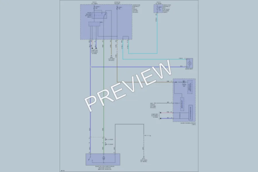 2013 Honda Civic Trunk Tailgate Fuel Door wiring diagram preview