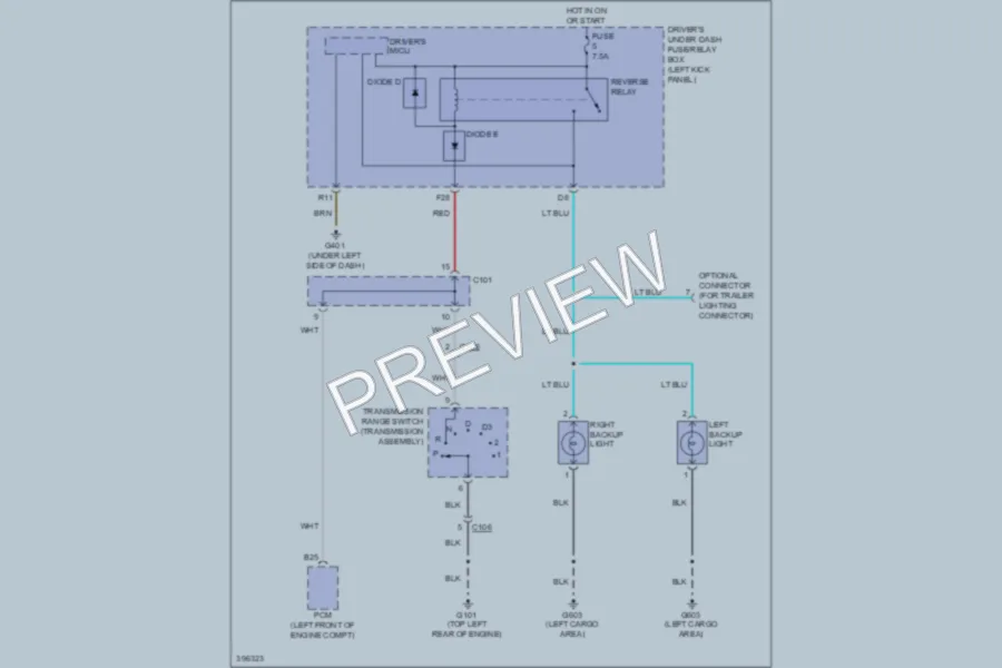 2013 Honda Crosstour Exterior Lights wiring diagram preview