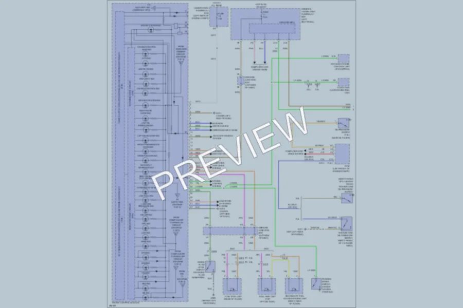 2013 Honda Crosstour Instrument Cluster wiring diagram preview