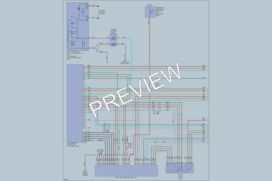 2013 Honda Crosstour Navigation wiring diagram preview