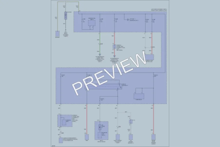 2013 Honda Crosstour Power Distribution wiring diagram preview