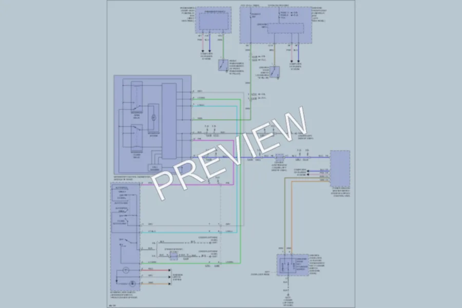 2013 Honda Crosstour Power Top Sunroof wiring diagram preview