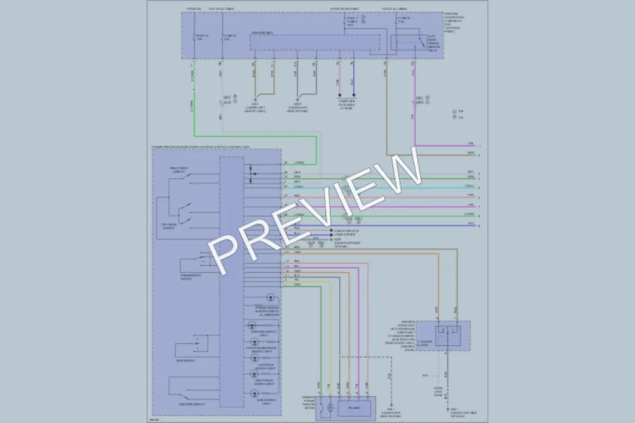 2013 Honda Crosstour Power Windows wiring diagram preview
