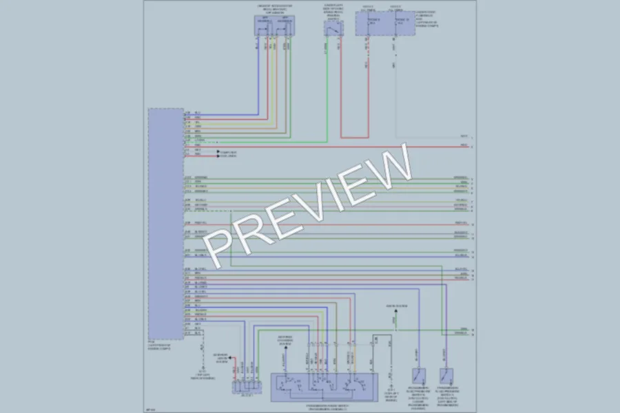 2013 Honda Crosstour Transmission wiring diagram preview