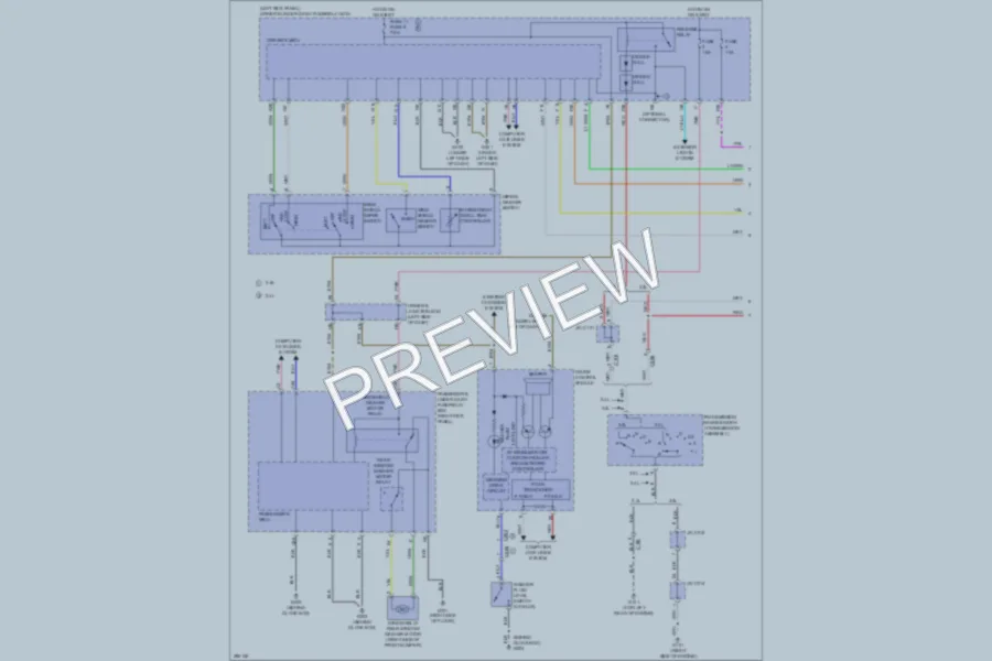 2013 Honda Crosstour Wiper Washer wiring diagram preview