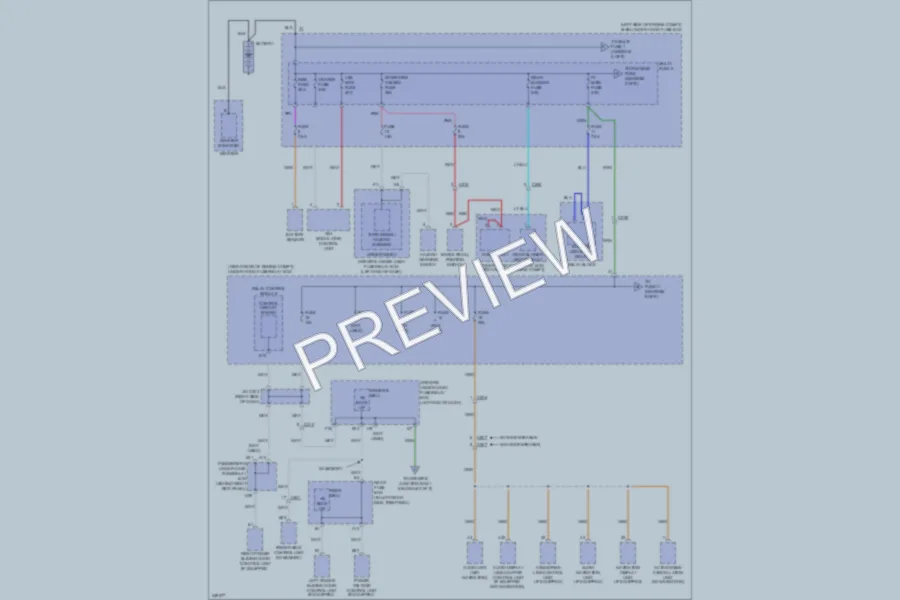 2013 Honda Odyssey Power Distribution wiring diagram preview