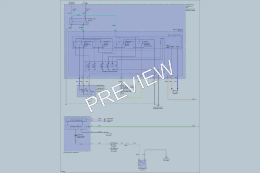2013 Honda Odyssey Wiper Washer wiring diagram preview