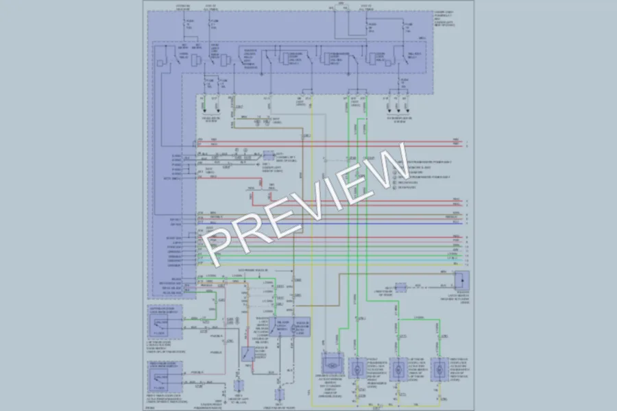 2013 Honda Pilot Power Door Locks wiring diagram preview