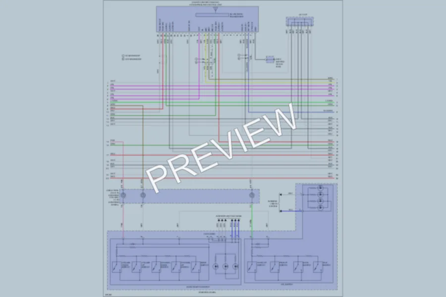 2013 Honda Pilot Radio wiring diagram preview