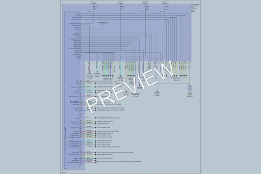 2013 Honda Ridgeline Body Control Modules wiring diagram preview