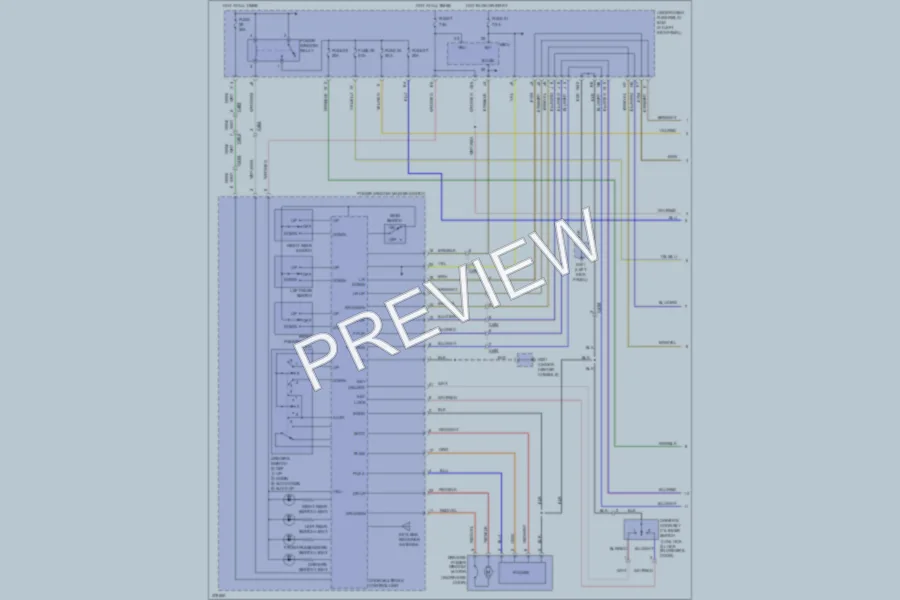 2013 Honda Ridgeline Power Windows wiring diagram preview