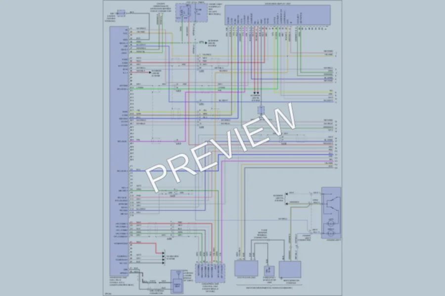 2013 Honda Ridgeline Radio wiring diagram preview