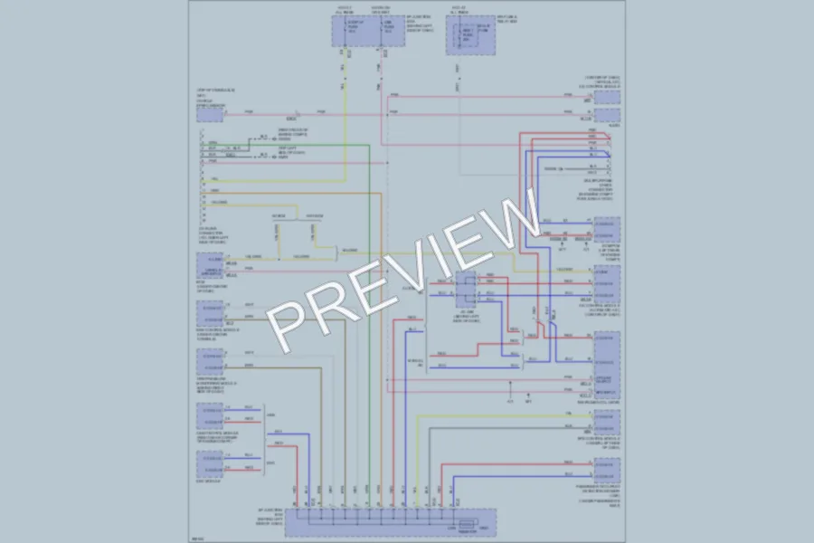 2013 Hyundai Accent Computer Data Lines wiring diagram preview