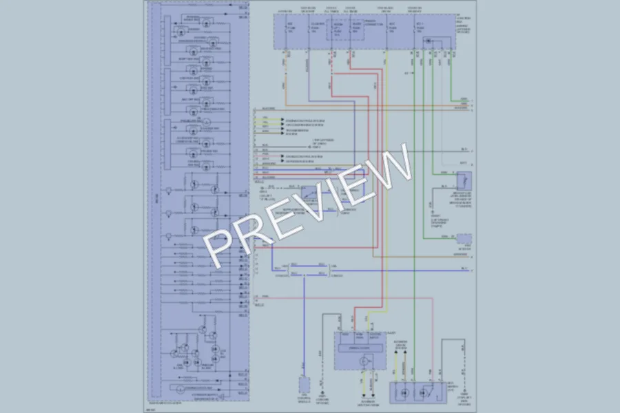 2013 Hyundai Accent Instrument Cluster wiring diagram preview