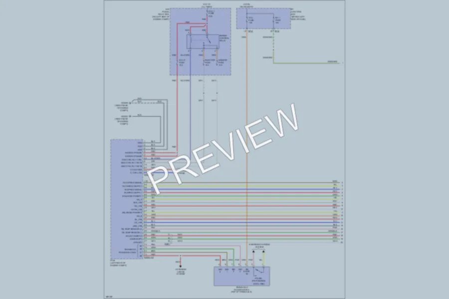 2013 Hyundai Accent Transmission wiring diagram preview