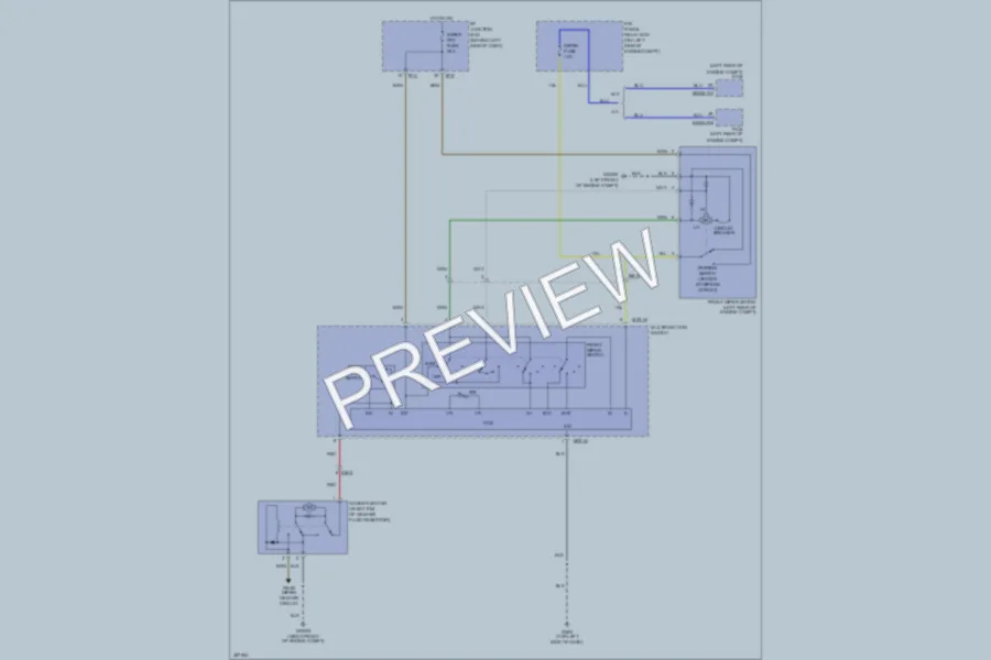 2013 Hyundai Accent Wiper Washer wiring diagram preview