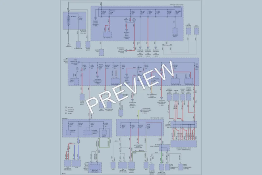 2013 Hyundai Azera Power Distribution wiring diagram preview