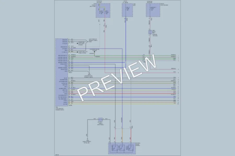 2013 Hyundai Azera Transmission wiring diagram preview