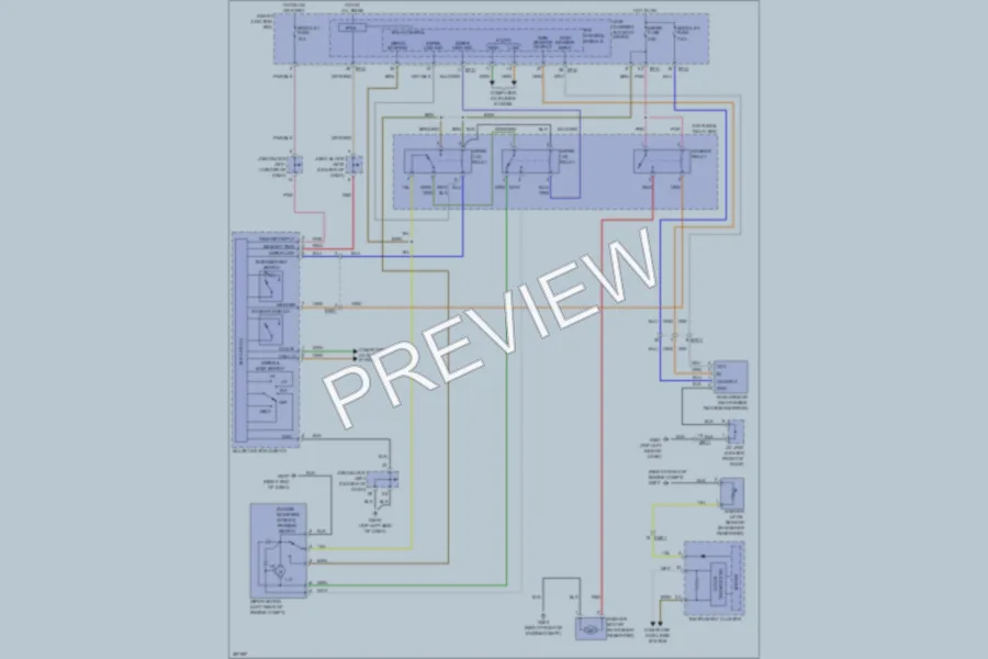 2013 Hyundai Azera Wiper Washer wiring diagram preview