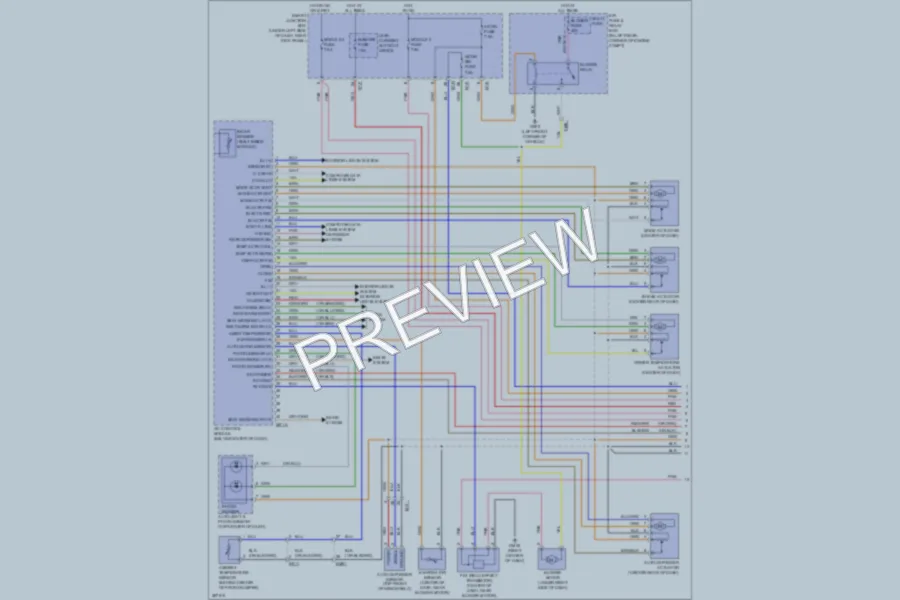 2013 Hyundai Elantra Air Conditioning wiring diagram preview