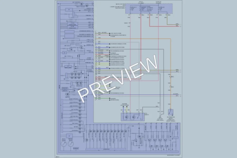 2013 Hyundai Elantra Instrument Cluster wiring diagram preview