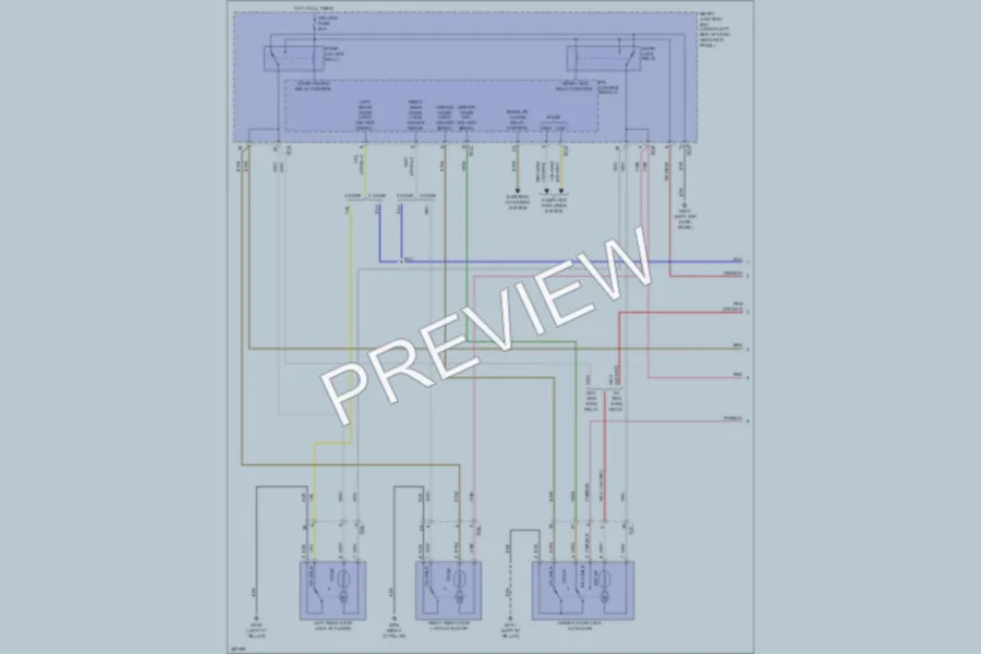 2013 Hyundai Elantra Power Door Locks wiring diagram preview