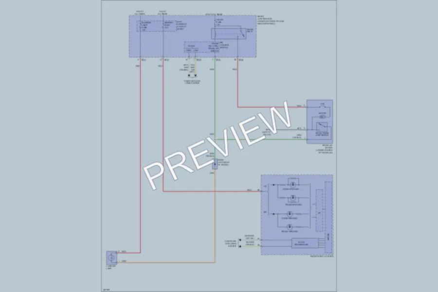 2013 Hyundai Elantra Trunk Tailgate Fuel Door wiring diagram preview