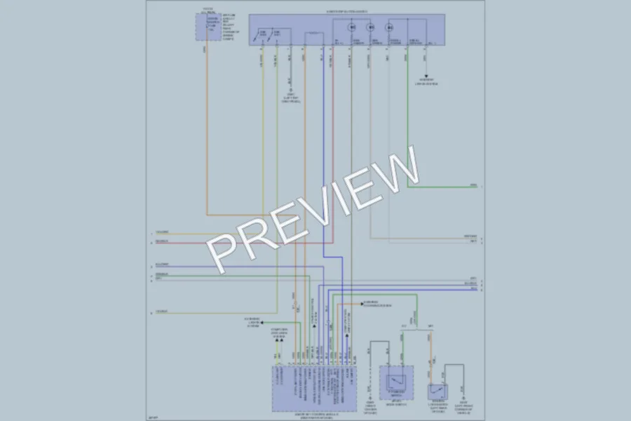 2013 Hyundai ElantraGT Anti Theft wiring diagram preview