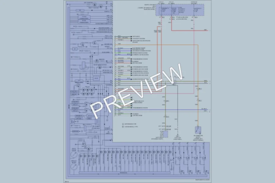 2013 Hyundai ElantraGT Instrument Cluster wiring diagram preview