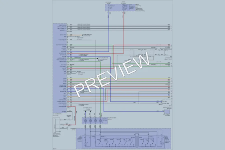 2013 Hyundai ElantraGT Radio wiring diagram preview
