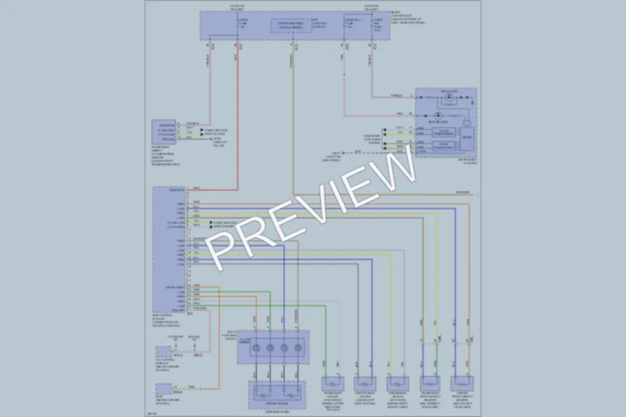 2013 Hyundai ElantraGT Supplemental Restraints wiring diagram preview