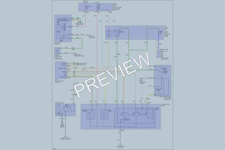 2013 Hyundai ElantraGT Wiper Washer wiring diagram preview
