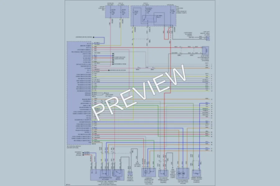 2013 Hyundai Equus Air Conditioning wiring diagram preview