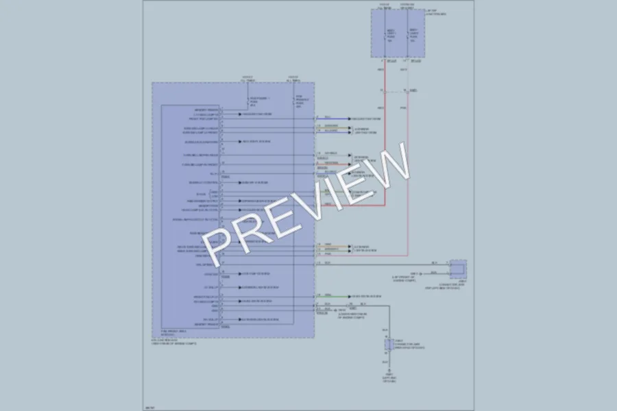 2013 Hyundai Equus Body Control Modules wiring diagram preview