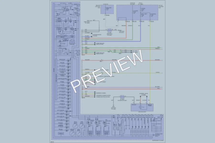 2013 Hyundai Equus Instrument Cluster wiring diagram preview