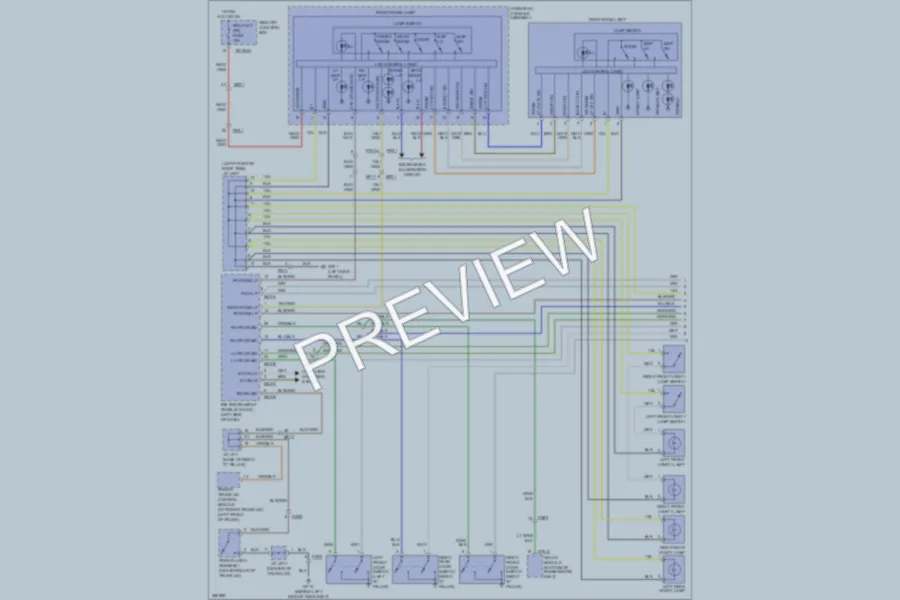2013 Hyundai Equus Interior Lights wiring diagram preview