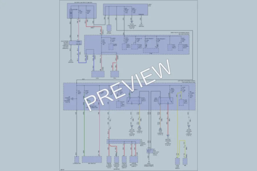 2013 Hyundai Equus Power Distribution wiring diagram preview
