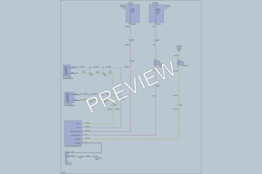 2013 Hyundai Equus Power Mirrors wiring diagram preview