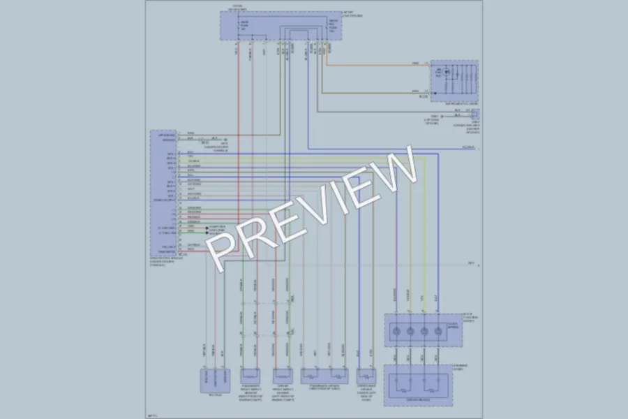 2013 Hyundai Equus Supplemental Restraints wiring diagram preview
