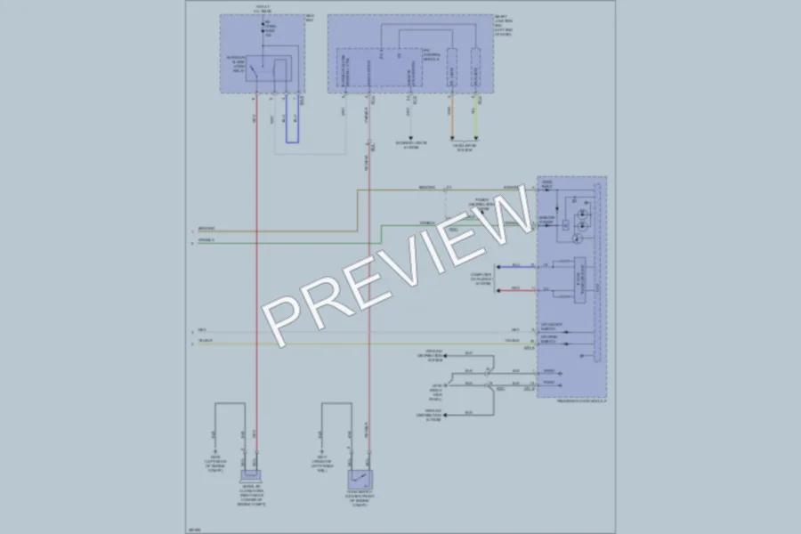 2013 Hyundai SantaFeSport Anti Theft wiring diagram preview