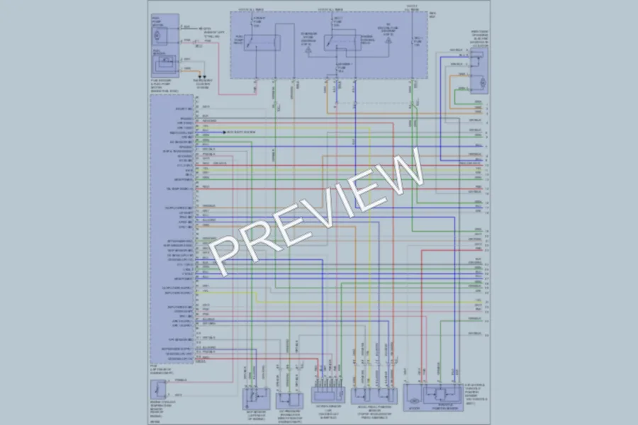 2013 Hyundai SantaFeSport Engine Performance wiring diagram preview