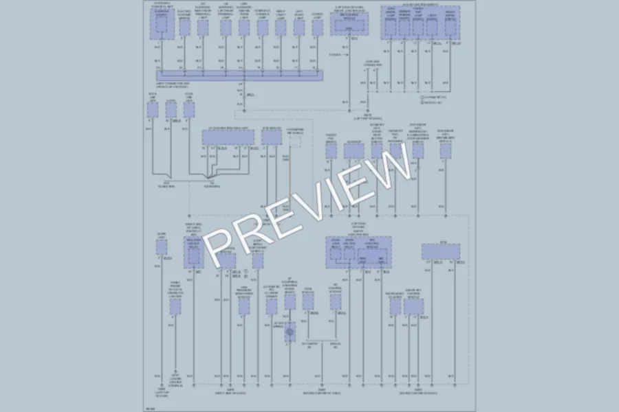 2013 Hyundai SantaFeSport Ground Distribution wiring diagram preview