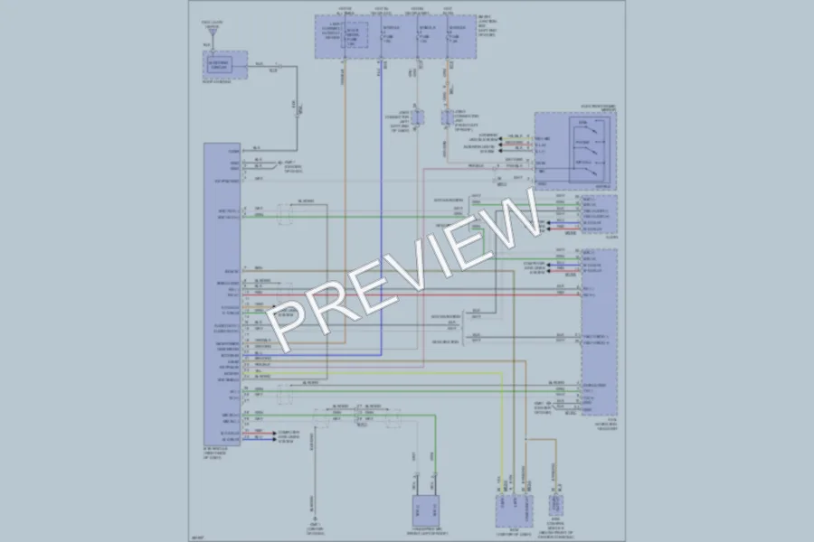 2013 Hyundai SantaFeSport Navigation wiring diagram preview
