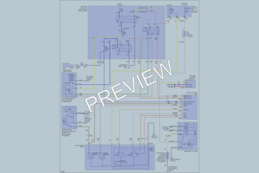 2013 Hyundai SantaFeSport Wiper Washer wiring diagram preview