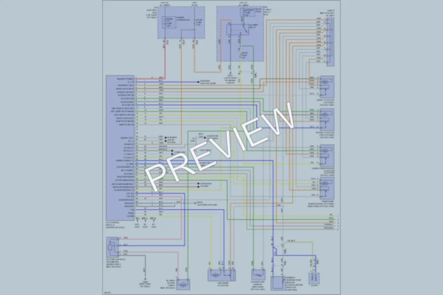 2013 Hyundai Sonata Air Conditioning wiring diagram preview