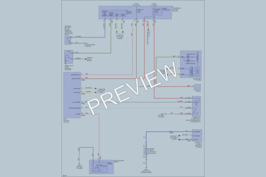 2013 Hyundai Sonata Warning Systems wiring diagram preview