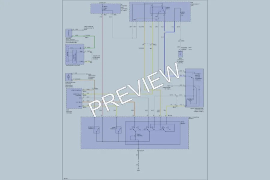 2013 Hyundai Sonata Wiper Washer wiring diagram preview