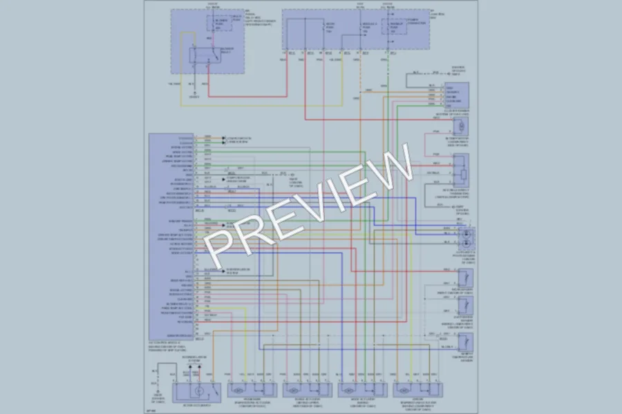 2013 Hyundai Tucson Air Conditioning wiring diagram preview