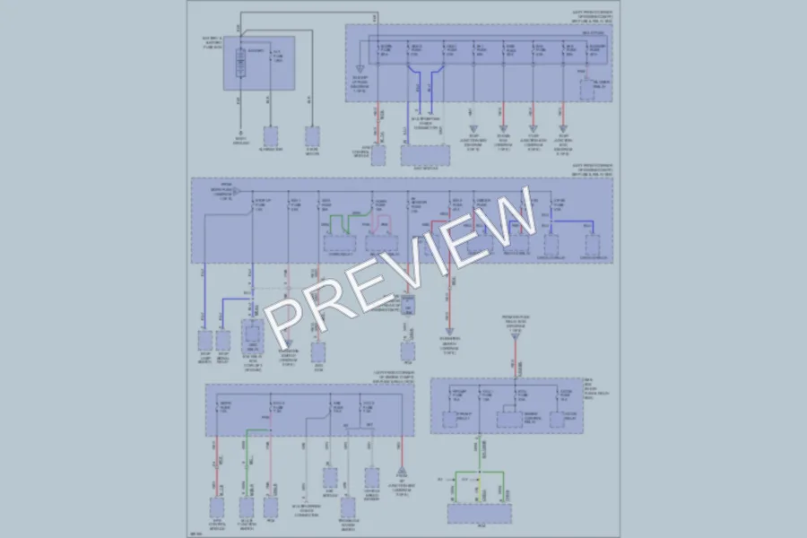 2013 Hyundai Tucson Power Distribution wiring diagram preview