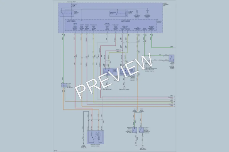 2013 Hyundai Veloster Anti Theft wiring diagram preview